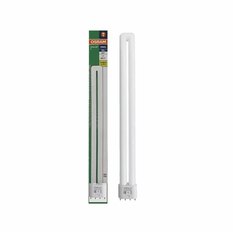 Лампа Люминесцентная Dulux 36W 220V 2G11 2600Лм D-24mm L-411mm 3000K Свет Теплый белый OSRAM, уп. 1шт