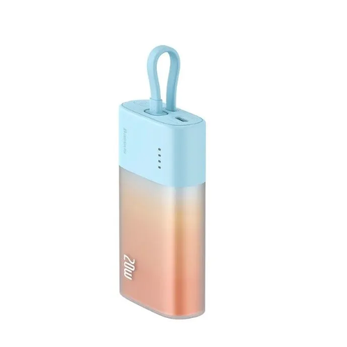 Внешний аккумулятор Baseus With Cable 5200mAh 20W Pocket Version Orange IP 269000₽