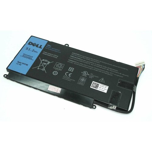 Аккумуляторная батарея для ноутбука Dell Vostro 5439 5460 51,2Wh VH748 аккумулятор батарея для ноутбука dell vostro 5560 vh748 11 4v 4200 mah