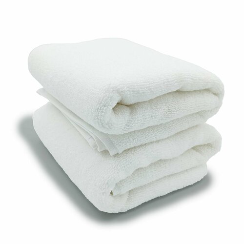 Набор банных полотенец 50х90 см 2 шт Хлопок 100 450гм2 Белый 1149₽