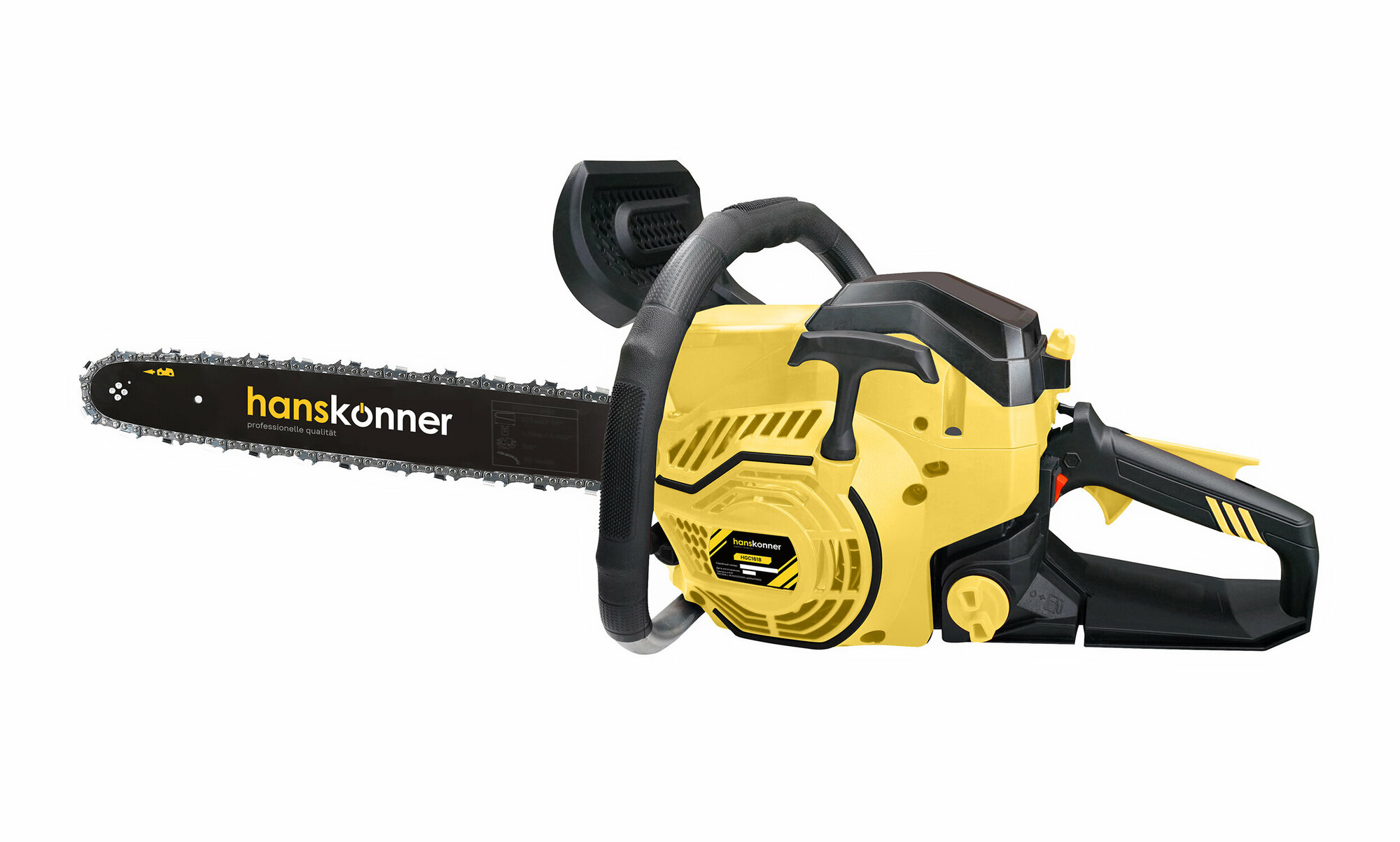 фото HGC1618 Бензопила 1.6 кВт / 2.4 лс, 45 см3, шина 16", Hanskonner