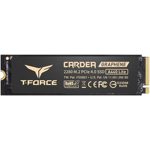 Накопитель SSD 1Tb Team T-Force Cardea A440 Lite (TM8FFQ001T0C129) накопитель netac nv3000 nt01nv3000 250 e4x ssd m 2 250gb pci e x4 чтение 3000 мб сек запись 1400 мб сек 3d nand nvme 150 tbw