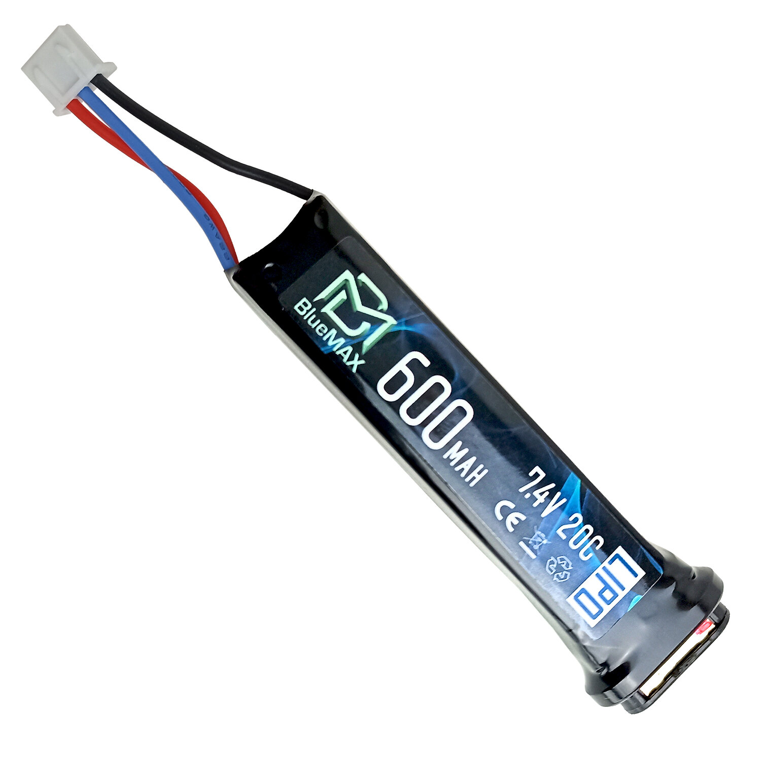 АКБ BlueMAX 7.4V Lipo 600mAh AEP (для электропистолетов)