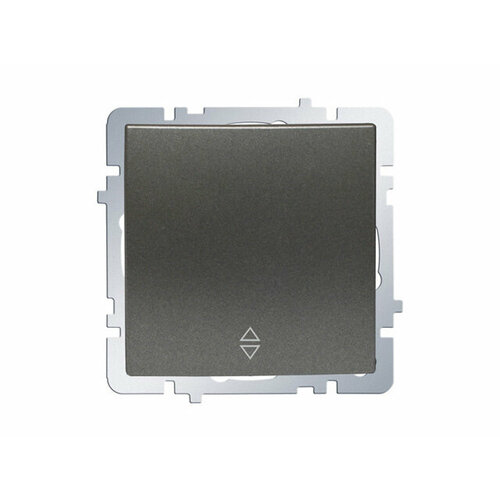 Переключатель 1-клавишный nilson touran антрацит 1130₽