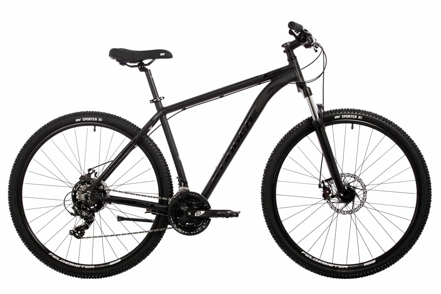 Велосипед Stinger Element Evo 29" (2024) (Велосипед STINGER 29" ELEMENT EVO черный, алюминий, размер 18")