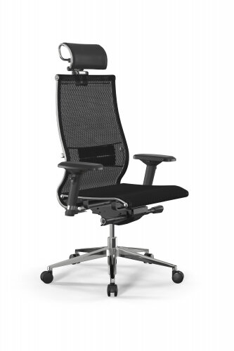 Кресло офисное Метта Samurai L2-5D - TS /Kc00/Nc00/D04P/H2cL-3D(M26. B32. G25. W03) Черный плюс
