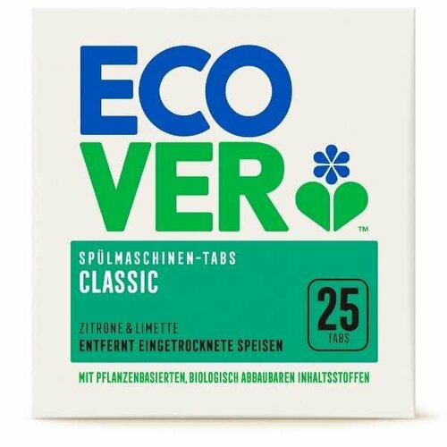 Экологичные таблетки Ecover Classic для посудомоечной машины, 25 шт