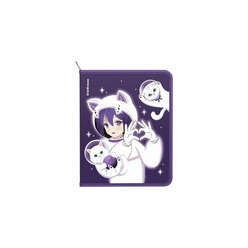 Папка для тетрадей на молнии А5 550 мкм до 250 листов 1 шт 558₽