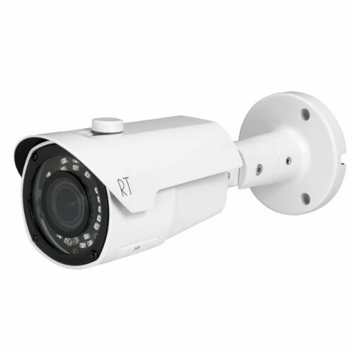Всепогодная цилиндрическая IP камера в металлическом корпусе с поддержкой PoE и P2P RT-IPB2V 28-12 2Мп IP 2587100₽