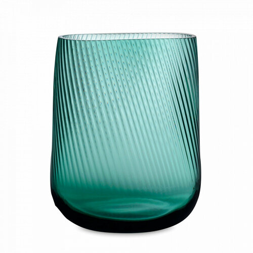 Ваза прямоугольная Опти, 24 х 20 см, хрусталь, зеленая ND38231_1107354