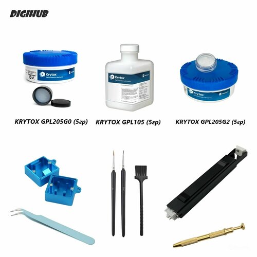 Набор для смазки свитчей клавиатуры Krytox (5 грамм)