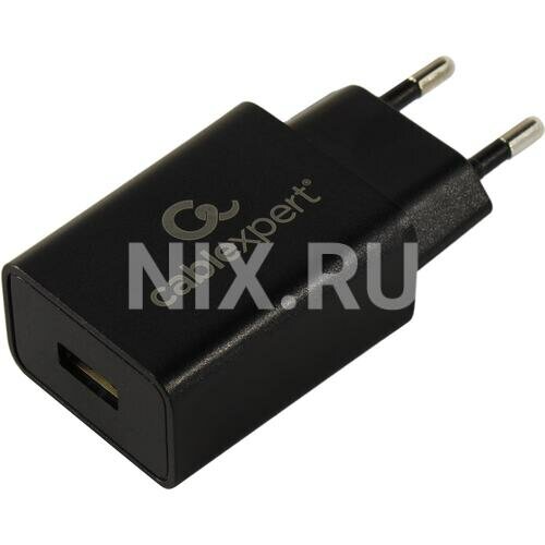 Адаптер питания Cablexpert 100/220V - 5V USB 1 порт, 1A, черный - фото №6