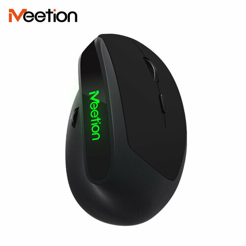 Беспроводная вертикальная мышь 24 ГГц 6-кнопочная стабильный прием до 10 метров регулировка громкости разрешение 3200 DPI аккумуляторная 1695₽