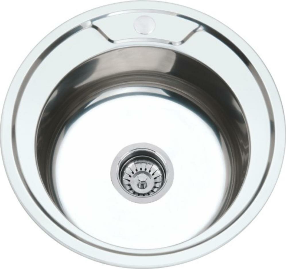 фото Кухонная мойка РМС MG6-49, хром