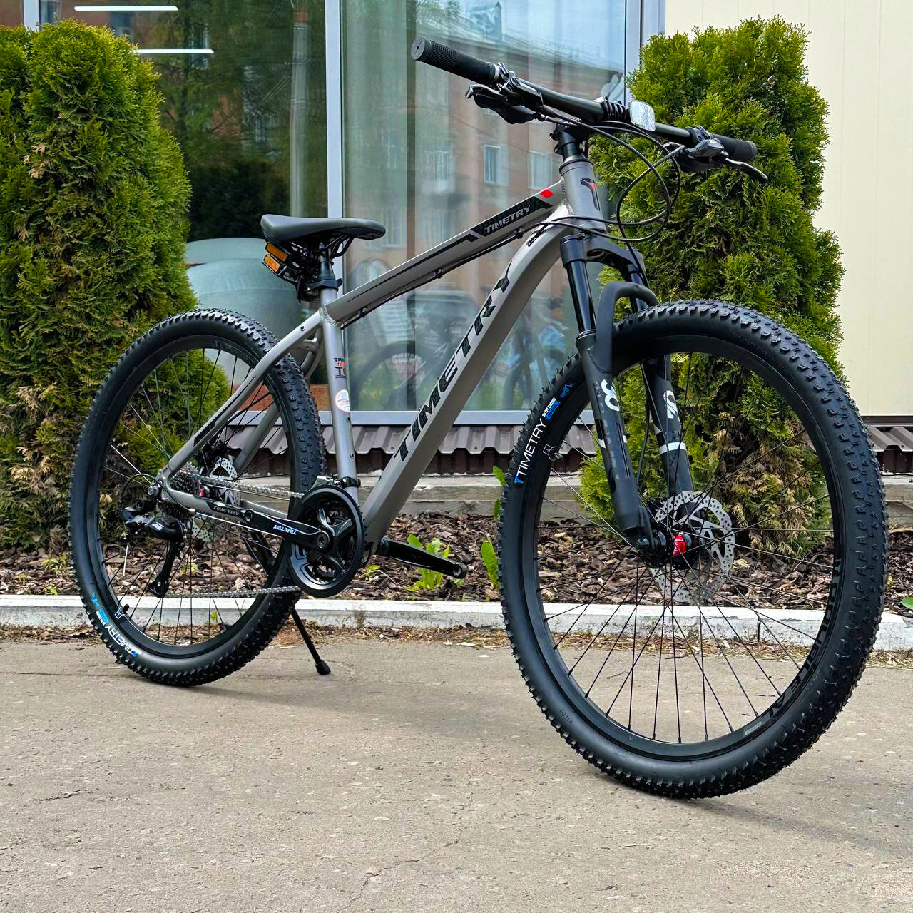 Велосипед горный TIMETRY ORIGINAL TT213, 29" колеса, алюминиевая рама, серый