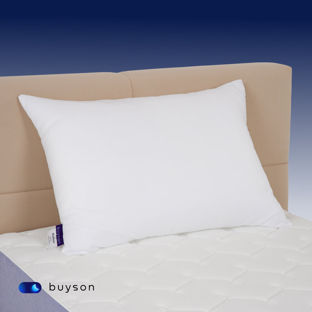 Анатомическая набивная подушка для сна buyson BuyBase, 50х70 см