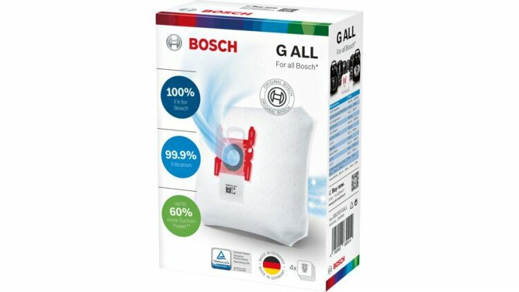 Мешки-пылесборники Bosch PowerProtect, тип "G ALL", 4 шт. 17003048