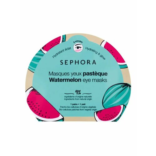 Маска для глаз - с арбузом увлажняющая с эффектом сияния 1540₽