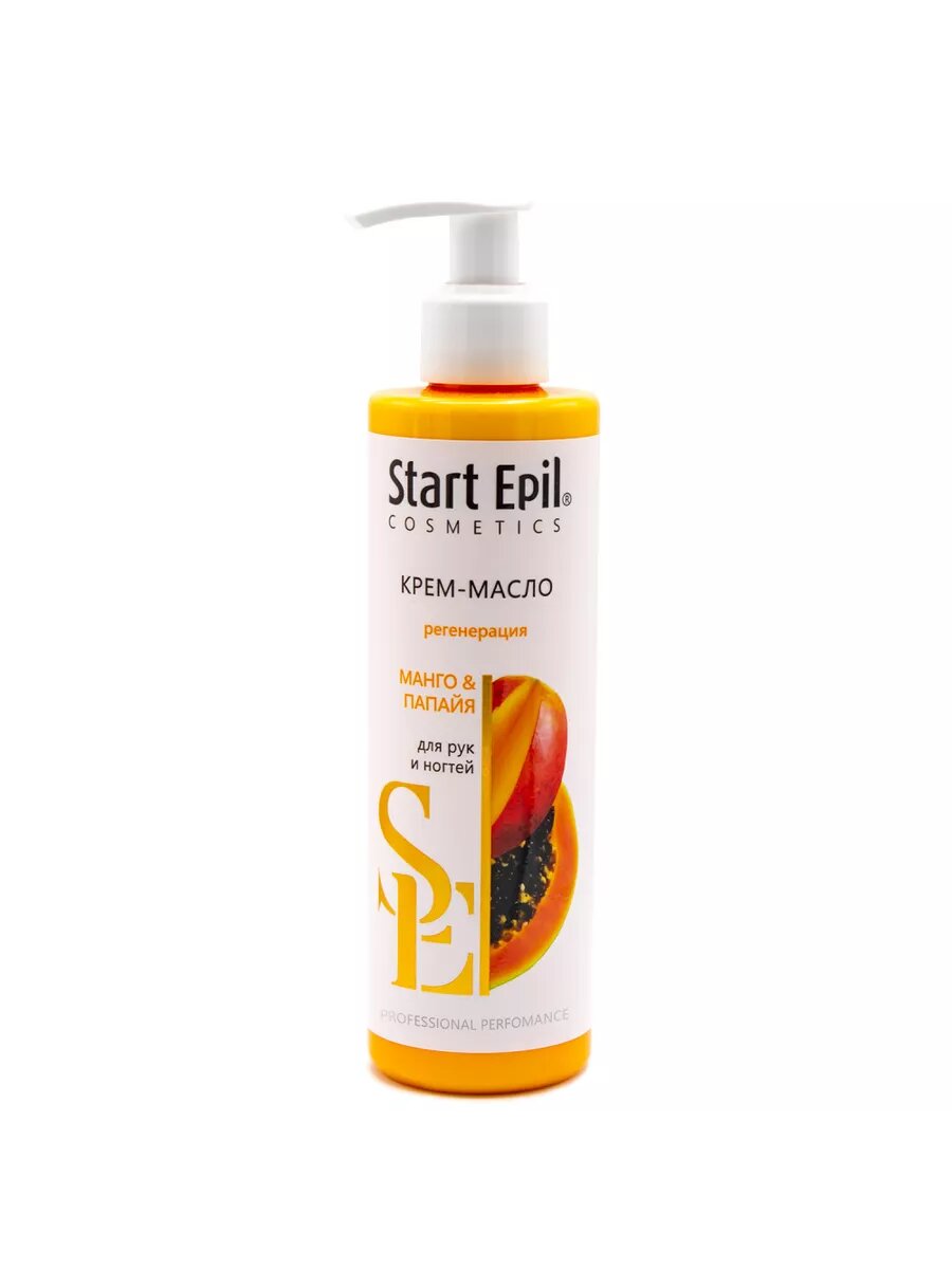 Start Epil Крем-масло для рук «Манго и папайя», 250 мл.