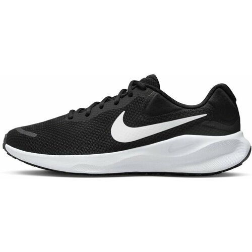 фото Кроссовки nike revolution 7, полнота f (eu)/ на среднюю стопу, размер 10 us, чёрный