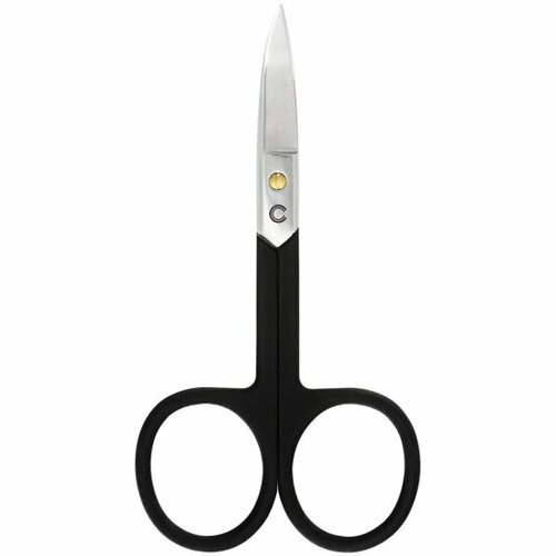 Ножницы для ногтей Basicare прорезиненные с изогнутыми лезвиями 9.3 см