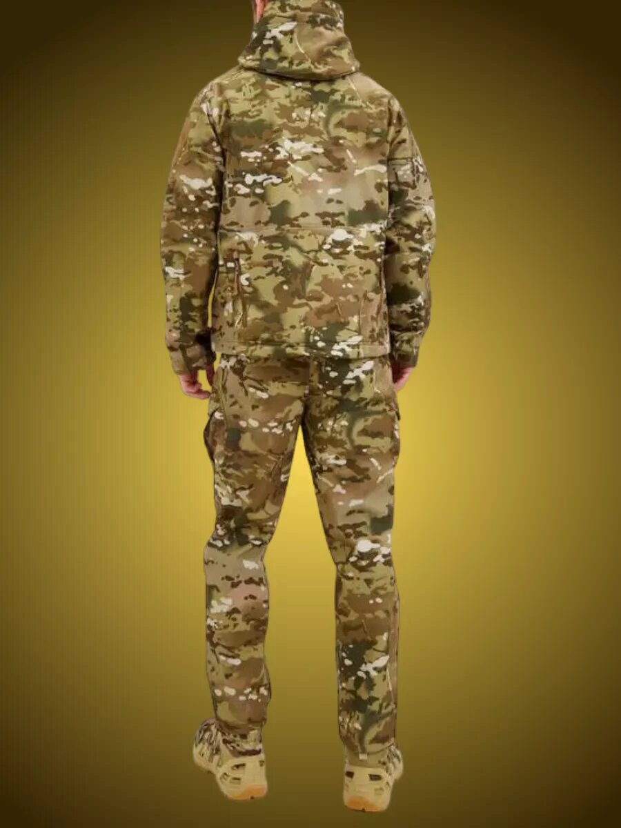 Комплект одежды  Зима-Весна 2024, размер 3XL, камуфляж — фото 1