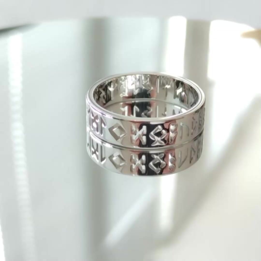 Кольцо-кулон, размер 16, серебристый — фото 1