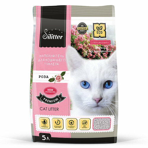 Silitter Комкующийся Роза 5л 786₽