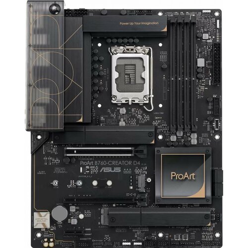 Материнская плата ASUS PROART B760-CREATOR D4 LGA 1700 Intel B760 ATX Ret 97470₽