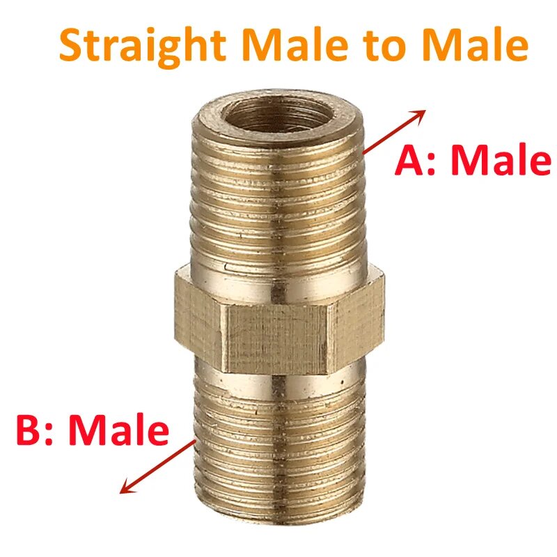 Латунный шестигранный фитинг для быстрой муфты BSP