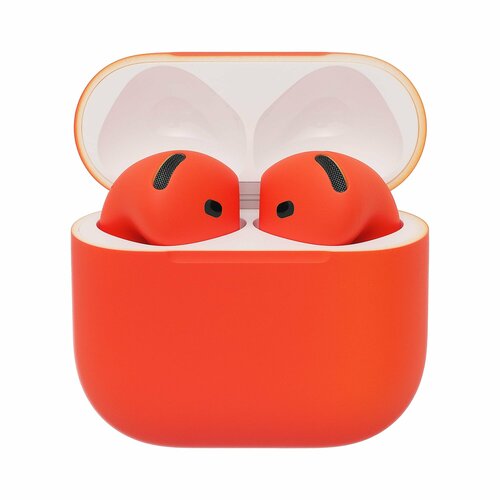 Беспроводные наушники Apple AirPods 4 4-го поколения USBC Type-C с активным шумоподавлением ANC custom оранжевые 31990₽