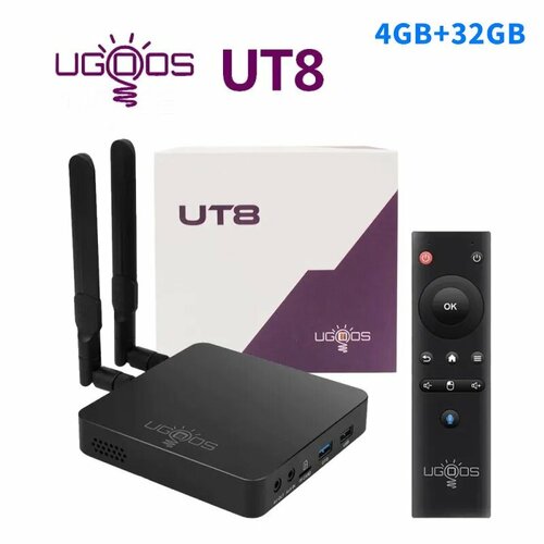 UGOOS UT8 PRO ТВ-приставка Android 11 864 ГБ UT8 4G 32G Европейская 12545₽