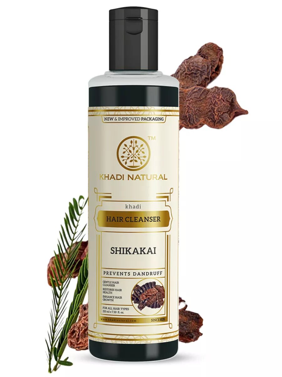 Шампунь для волос Шикакай (Shikakai Hair Cleanser), 210 мл