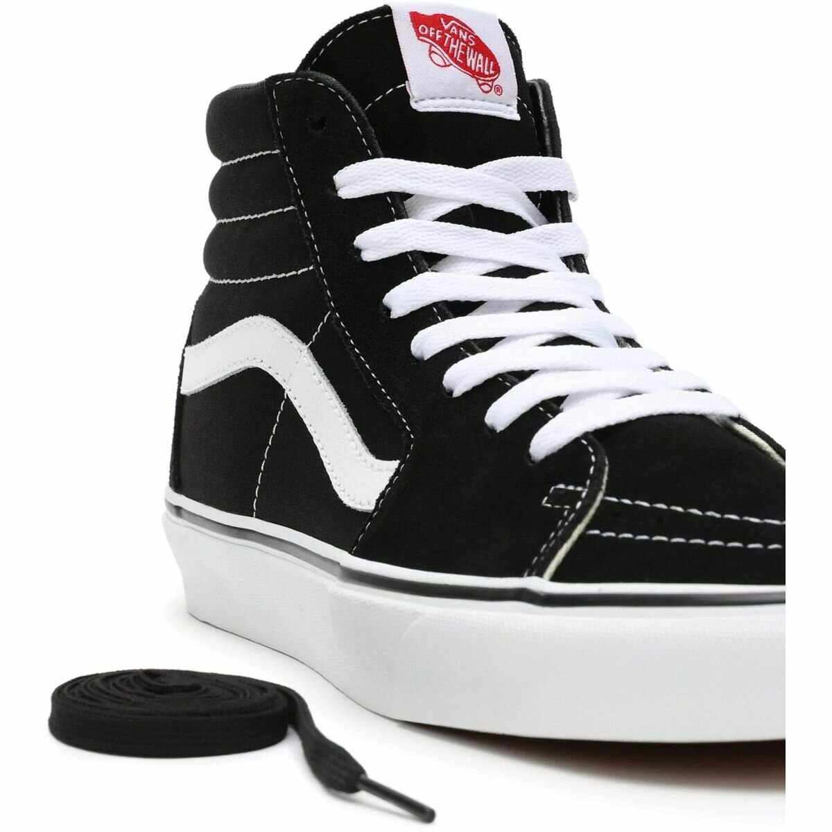 Кеды VANS UA SK8-HI, полнота F, размер 100, черный, белый — фото 1