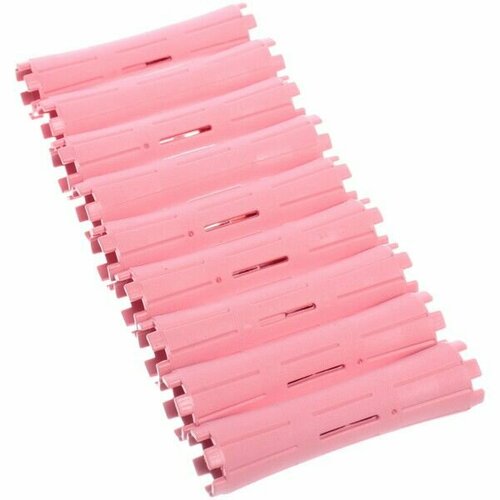 Бигуди КНР пластмассовые коклюшки 9 шт Styling микс 6 цветов d 22 см без резинки 386₽