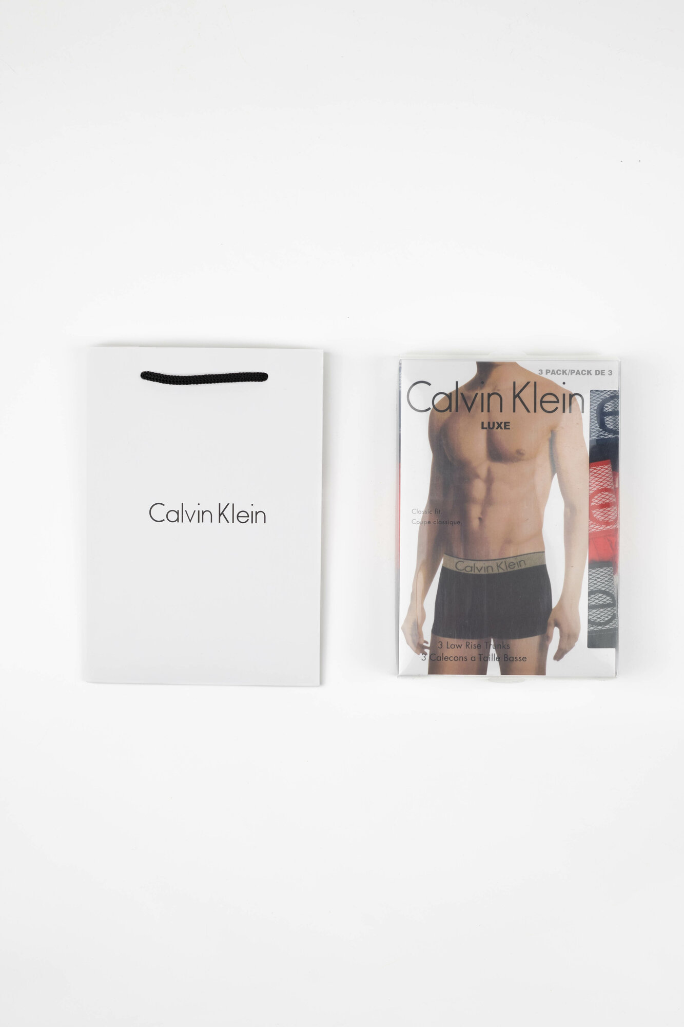Трусы CALVIN KLEIN, комплект из 3 шт., размер 46, разноцветный — фото 1
