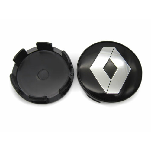 Колпачки заглушки на литые диски СКАД Рено черный 565112 мм комплект 4 шт 419₽