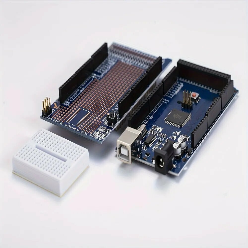 Набор для программирования Arduino MEGA2560, для опытов, белый — фото 1