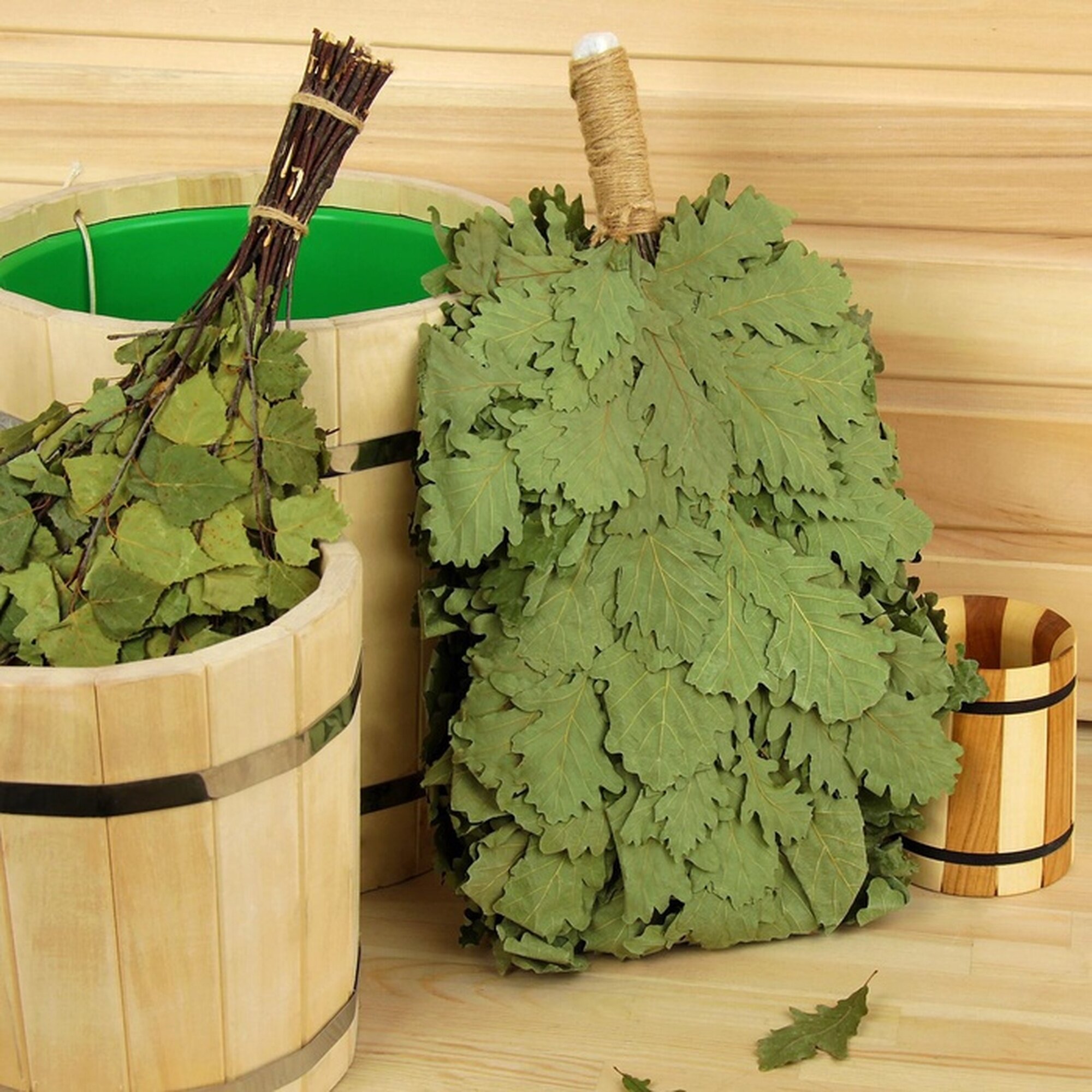 Веник для бани дубовый 55 см 