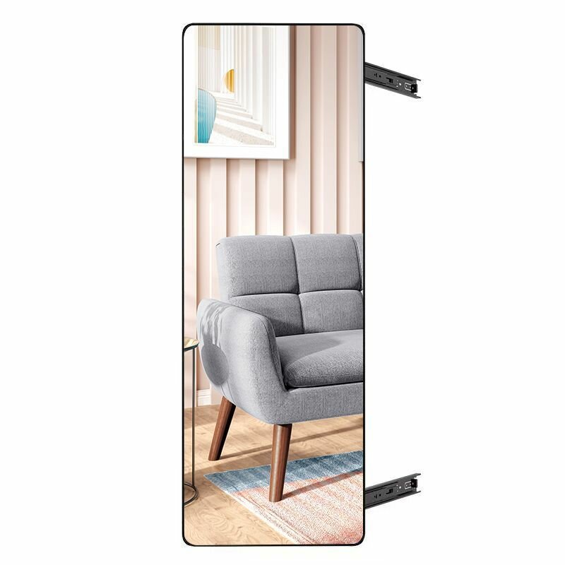 Скрытое поворотное зеркало для шкафа с выдвижной конструкцией,1,90, белый,40