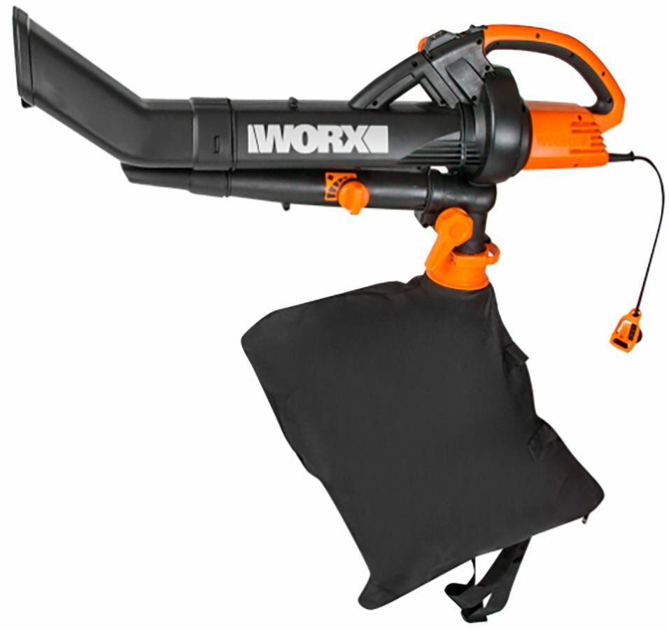 Воркс WP506E пылесос-воздуходувка садовый электрический 3000Вт