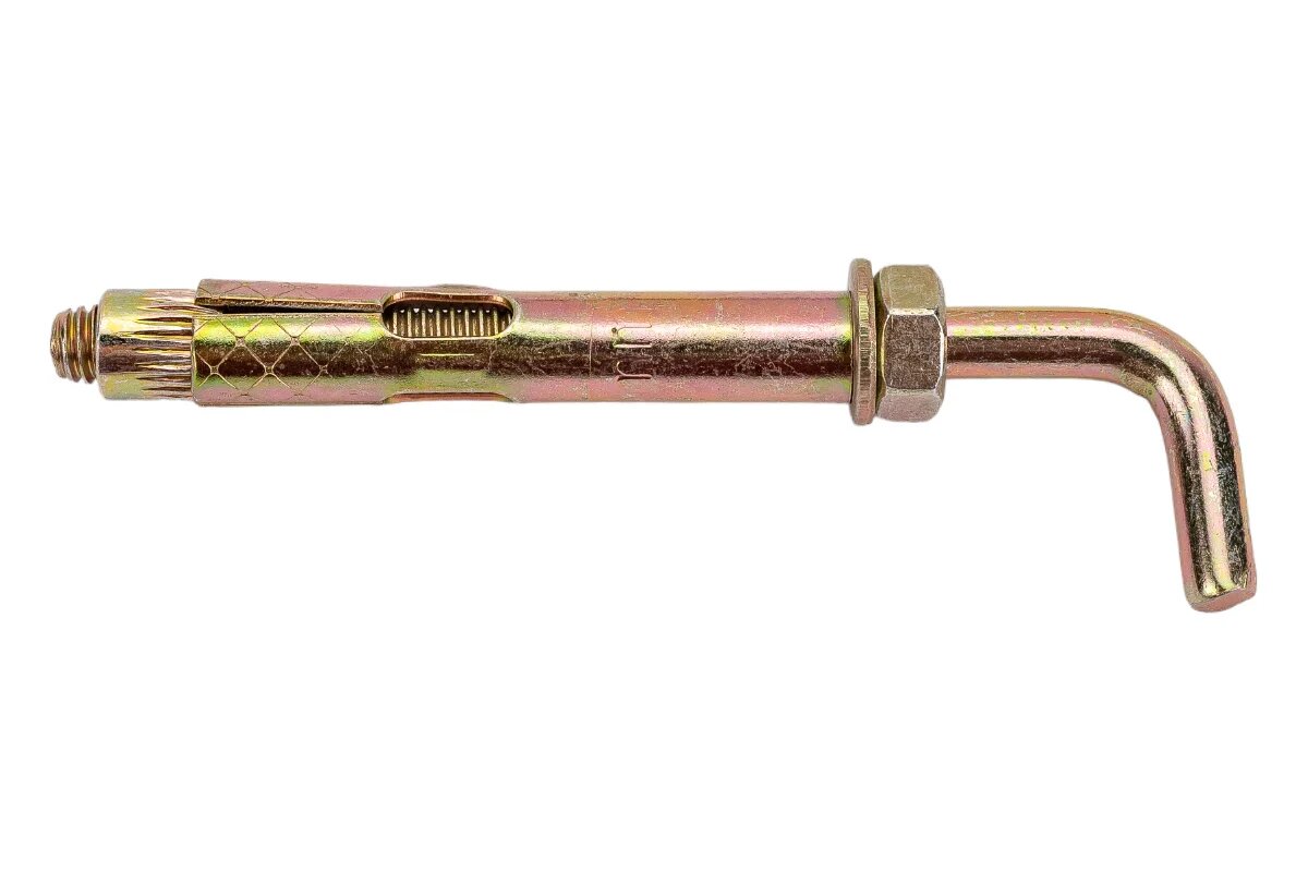 60118 Анкерный болт с г-образным крюком 8x60 для крепежных монтажных работ и фиксации