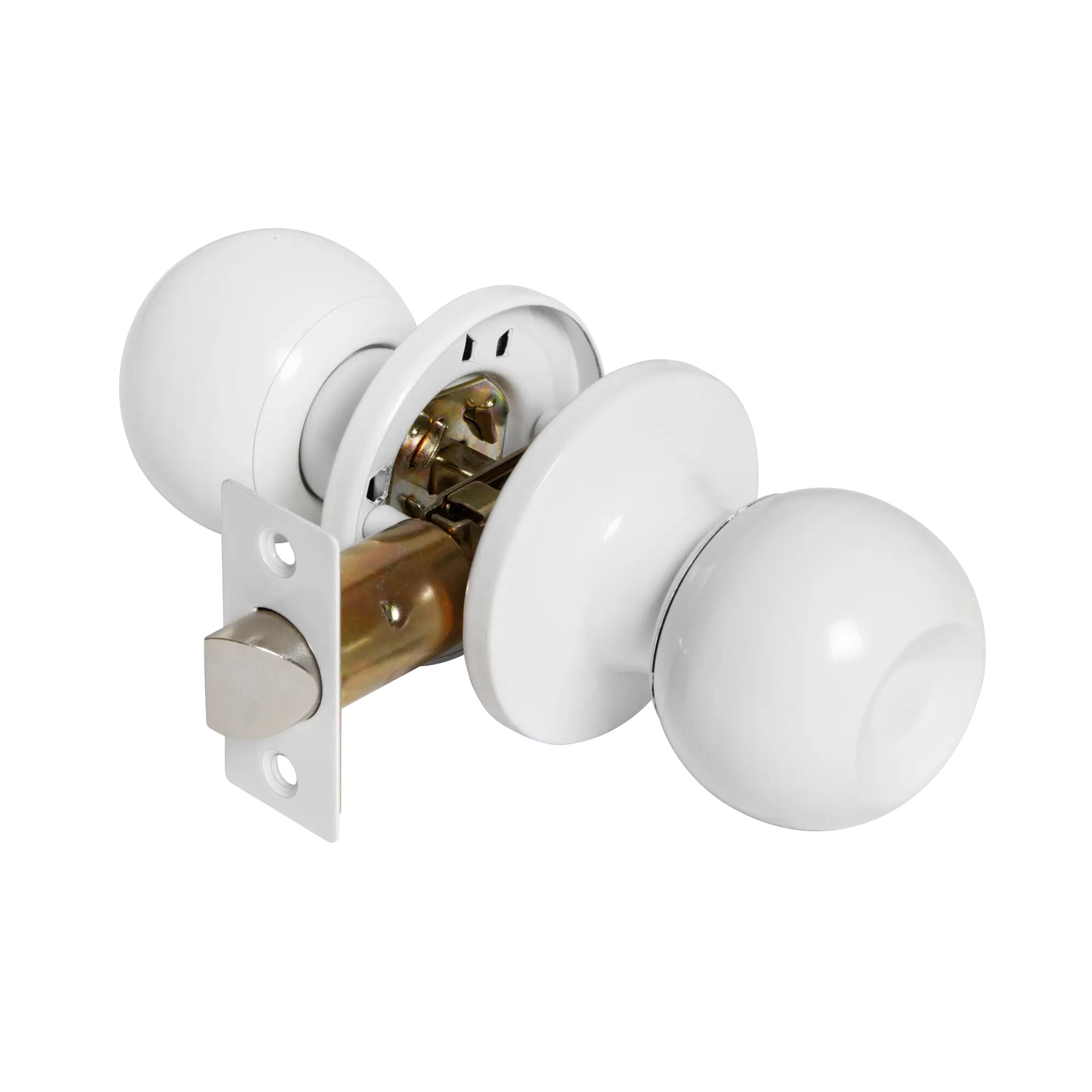 Ручка-кноб без запирания цвет белый