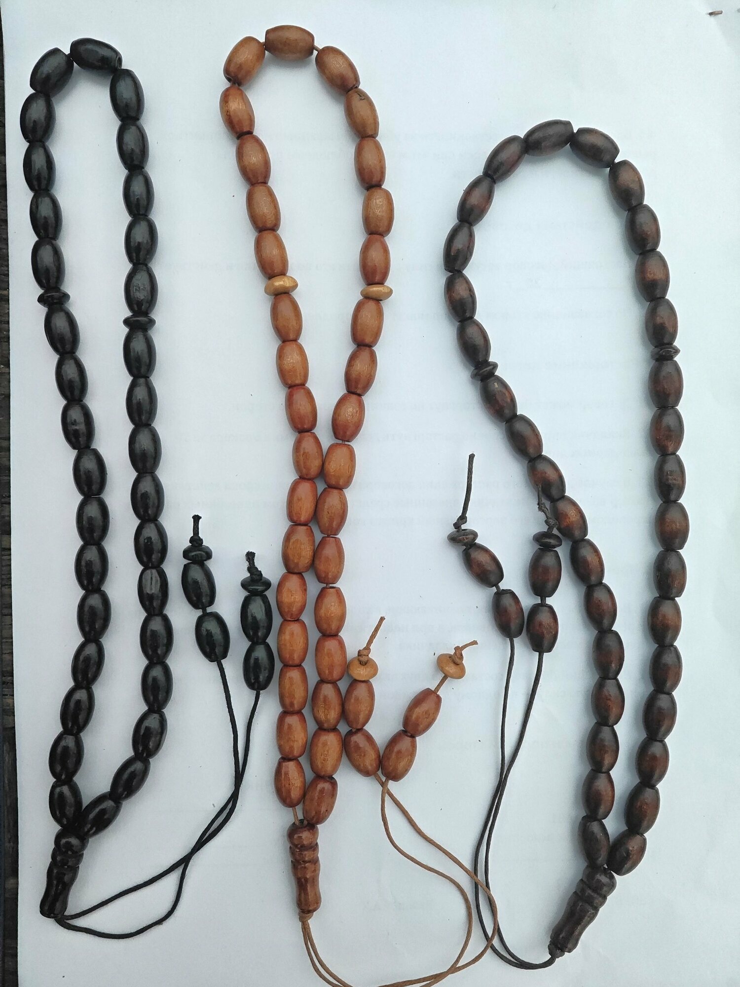 Чётки, дерево, длина 30 см, brown — фото 1