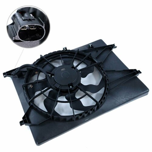 Электровентилятор охлаждения с кожухом KIA Sorento 2016-2020 VOLTON 7676₽