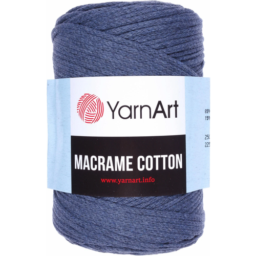 фото Нить вязальная yarnart macrame cotton, 80 % хлопок, 20 % полиэстер, 225 м, 1 шт., 761 225 м