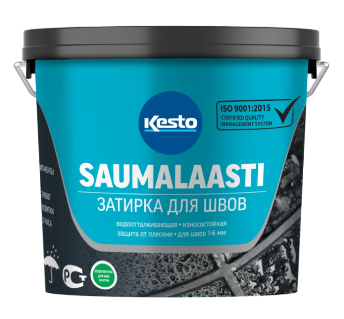 Затирка для плитки Kesto Saumalaasti 32, темно-коричневый, 10 кг