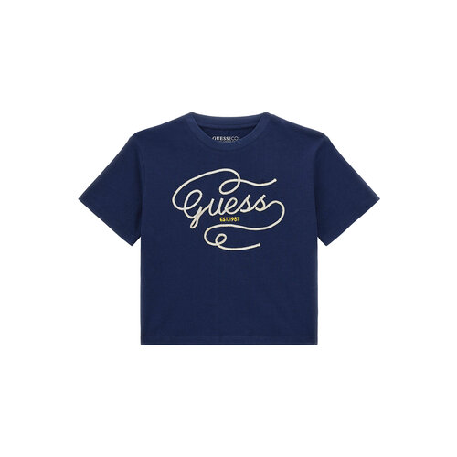 Футболка GUESS, размер 8 лет, синий