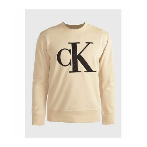 фото Толстовка calvin klein jeans, размер xl, бежевый