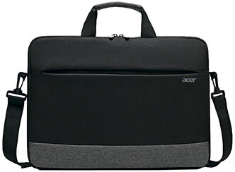 Сумка для ноутбука 15.6" Acer LS series OBG202 черный/серый полиэстер (zl.bagee.002) (упак.:20шт) ZL